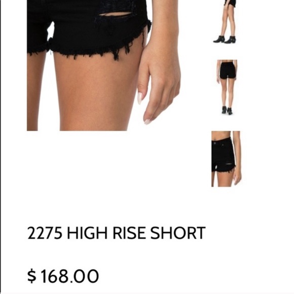 NEW LF HIGH RISE STENCIL SHORTS - Picture 2 of 4